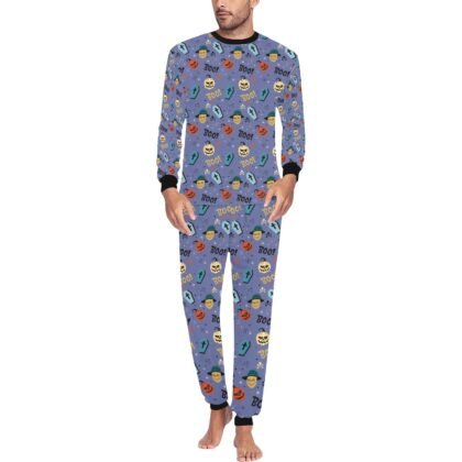 Men's All Over Print Pajama Set (Sets 07)