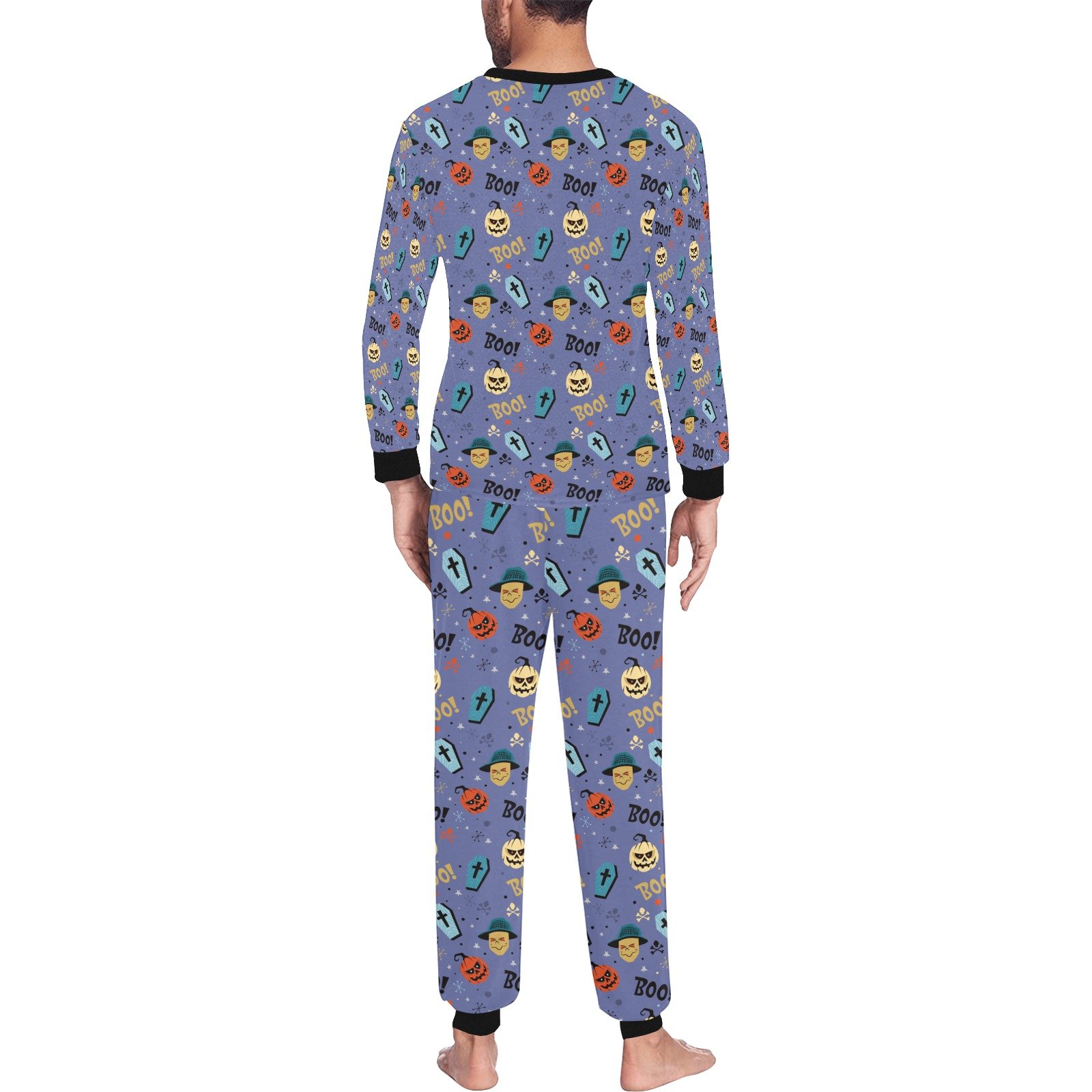Men's All Over Print Pajama Set (Sets 07) - Image 2