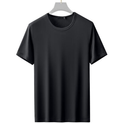 Men's Casual Solid Color Short Sleeve Crew Neck T-Shirt