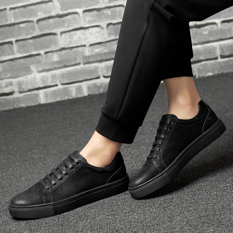 Men's Business Casual Genuine Leather Suede Casual Shoes - Image 4