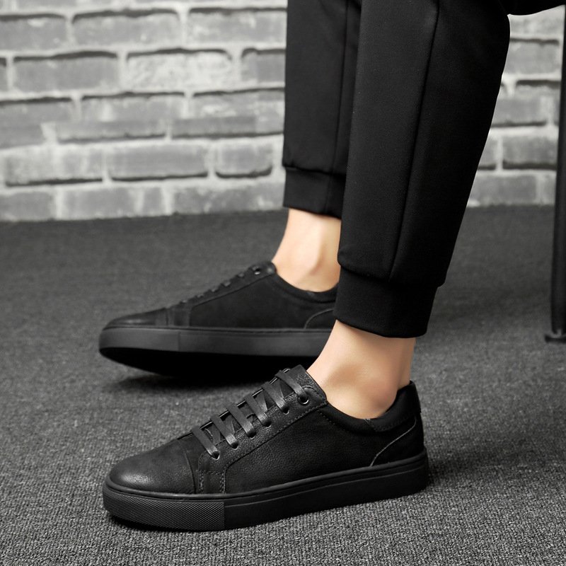 Men's Business Casual Genuine Leather Suede Casual Shoes - Image 3